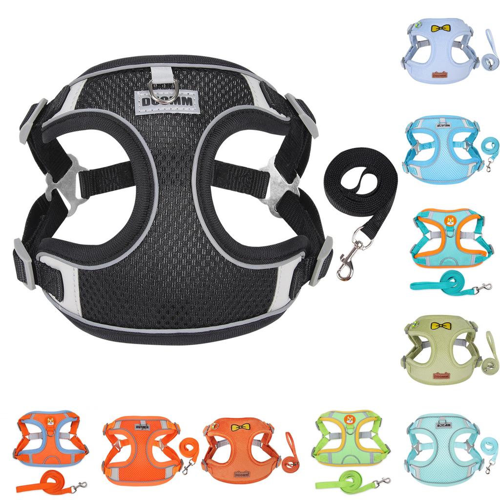 Pet Mesh Chest Harness With Quickdry Material For Small Medium Large Dogs