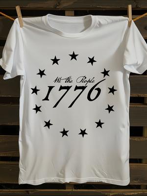 1776 Stars "We The People" Patriotic Tshirt