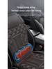 Enlong Multifunctional Heated Vibration Neck & Back Massager Cushion for Car and Home Use