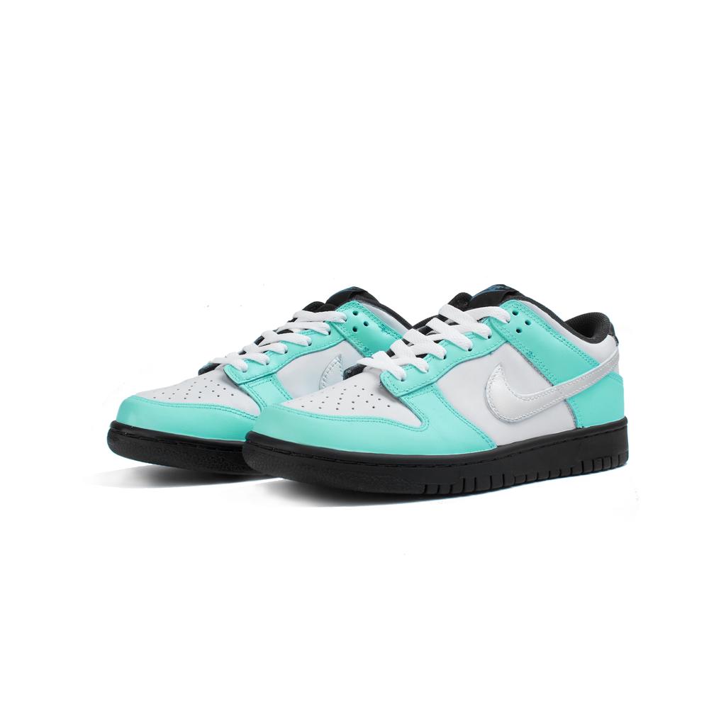 Nike Dunk Abrasion Resistant Low Top Skateboard Shoes Unisex Cyan HF5441-100(Team825-)