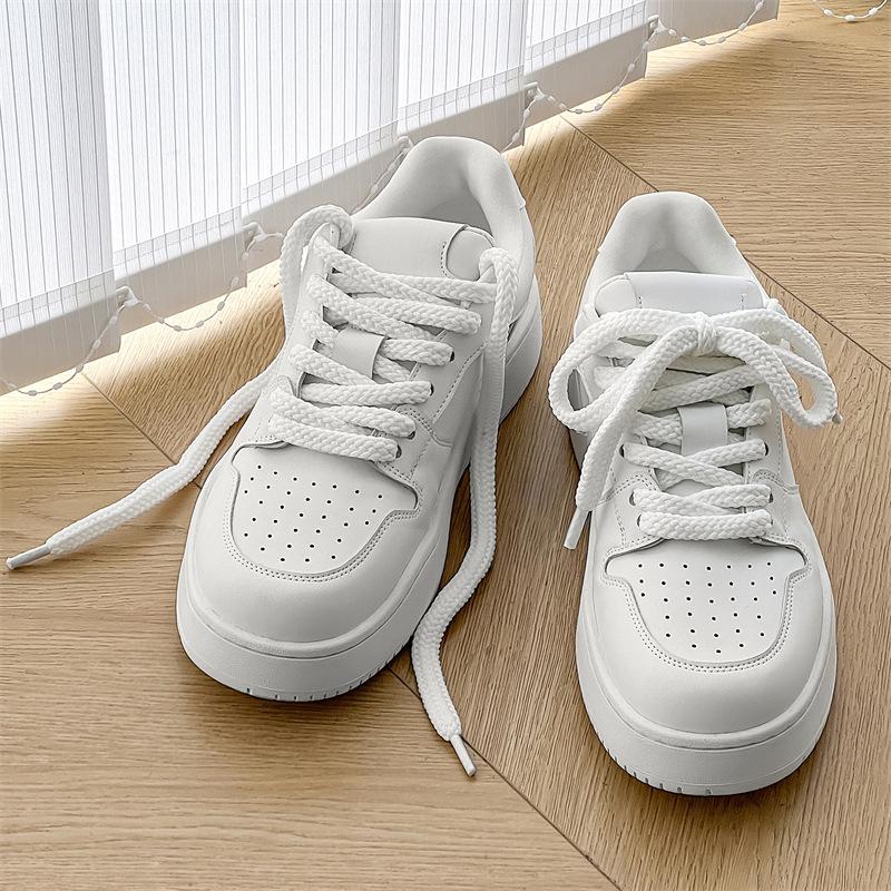 

Однотонні кеди Darth Vader 2025 нові чоловічі дихаючі універсальні кеди на платформі, що збільшують зріст, парне взуття, спорт та відпочинок 44 білий