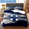 Football Club Emblem 3pcs K-pop music group Bedding set,Ideal for Bedroom, Dormitory,Including Duvet Cover And 2pcs Pillowcases,Fan gifts