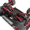 Aluminum alloy chassis rod rod fixed seat steering rod servo arm set for MN128 86 G500 remote control car accessories