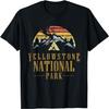 Vintage Retro Yellowstone National Park Campfire T Shirt T-Shirt