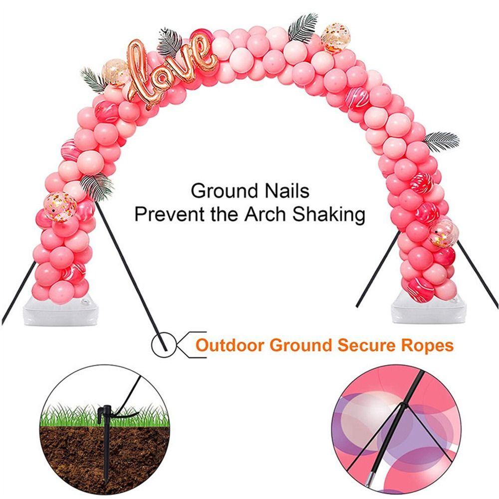 Halbkreis Rahmen Ballonbogen-Set Verstellbare Ballonbogen-Stütze Ballonständer-Halter Geburtstag