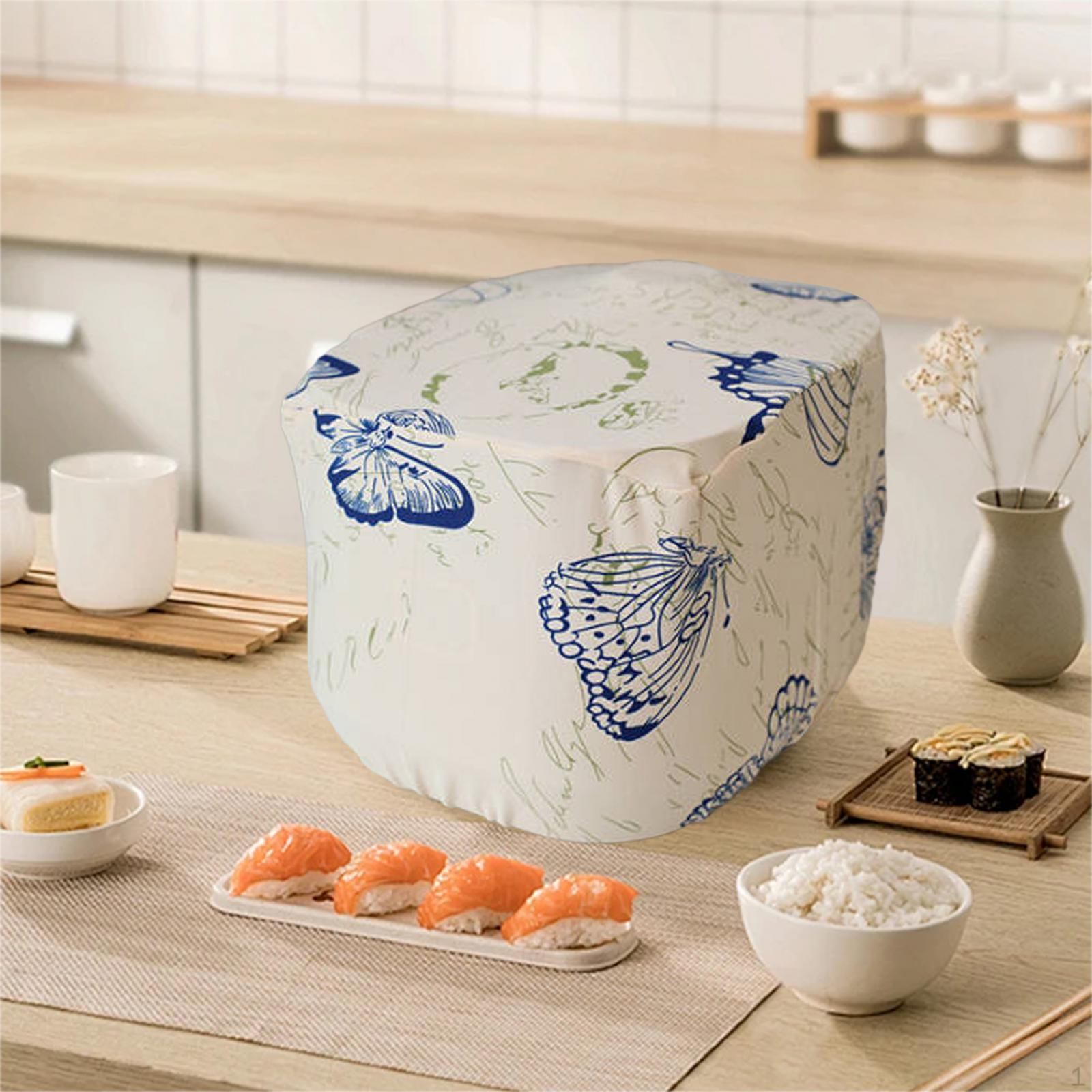 

Крышка для фритюрницы, рисоварки, пыли, прочная, легкая, легко чистится, для бытовой техники, суповой кастрюли butterfly pattern