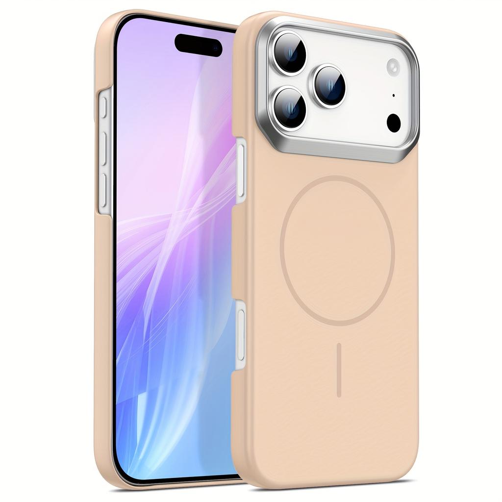 Metal Camera Magnetic Phone Case for For Iphone 17 13 14 1Plus 16 16 Pro Max 17Air Wireless Charging For Cover