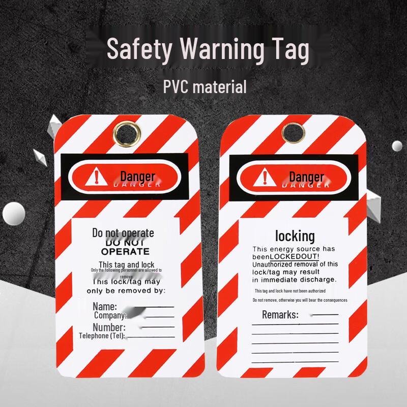 CNMF Lockout Safety Tag