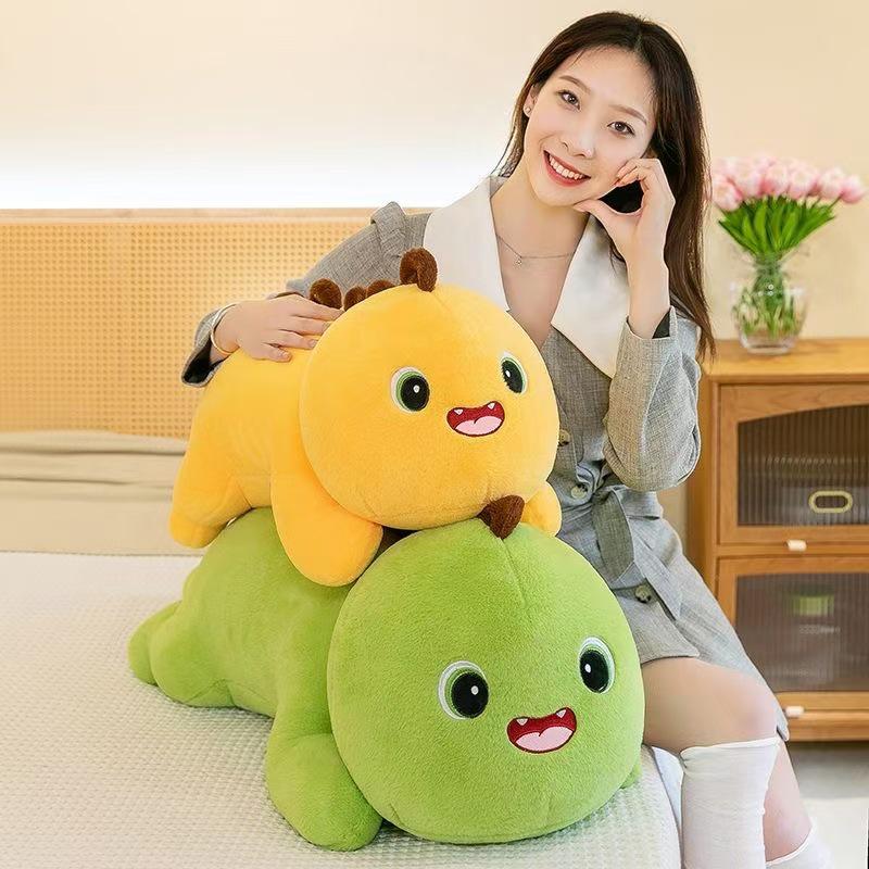 Super Soft Dinosaur Dragon Plush Pillow - Cute Backrest & Birthday Gift