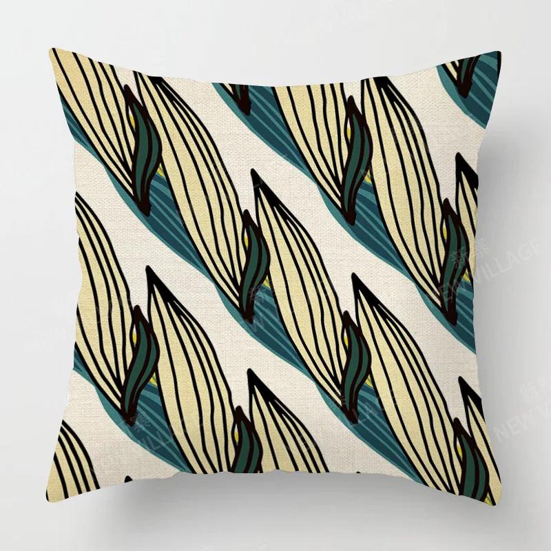 Moderní bytový obývací pokoj dekorace povlaky na polštáře polštář pohovka 35x35cm 40x40 60x60cm 45x45cm 40*40 povlak na polštář boho rostlina severský