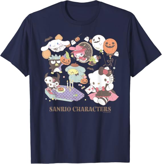 Halloween Special US Design Sanrio Characters Party T-Shirt