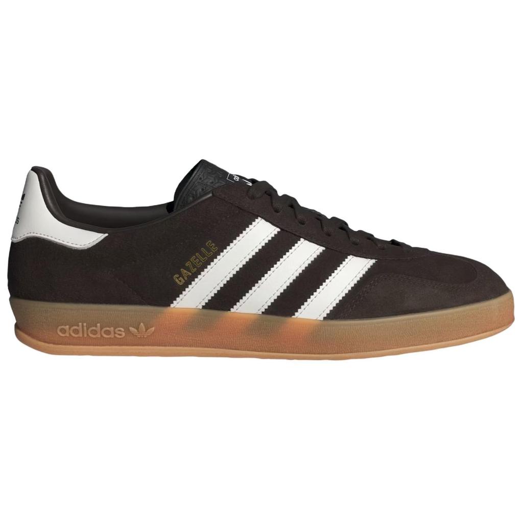adidas Gazelle Indoor Aurora Coffee Core White Gum Unisex Sneakers Black HQ5152