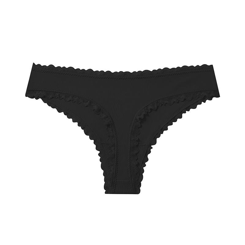 Ladies Spring and Summer Sexy Lace Lace Comfortable Low Waist Thong Underwear