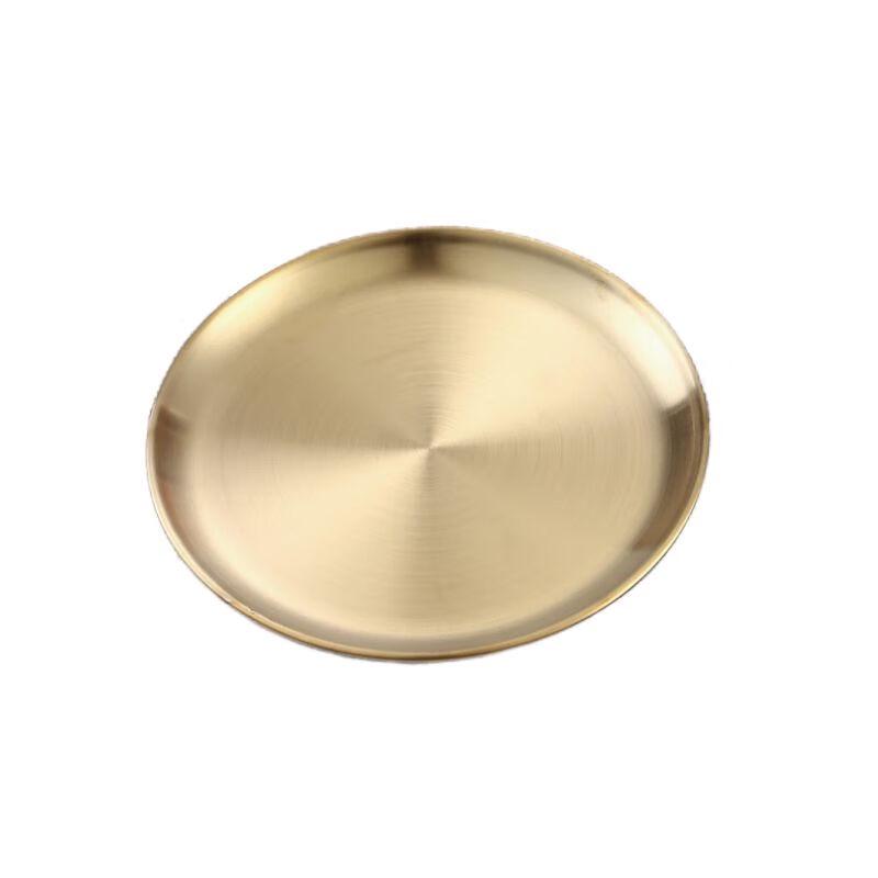 Korean Style Stainless Steel Round Plate