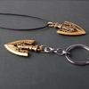 Anime Jojo'S Bizarre Adventure Necklace Kujo Jotaro Arrow Metal Pendant Chain Choker Necklaces Charm Jewelry Birthday Gifts