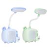 Kids Reading Light TV Style Base Silicone Gooseneck USB Charge Soft LED Light Kids Desk Lamp for Stu