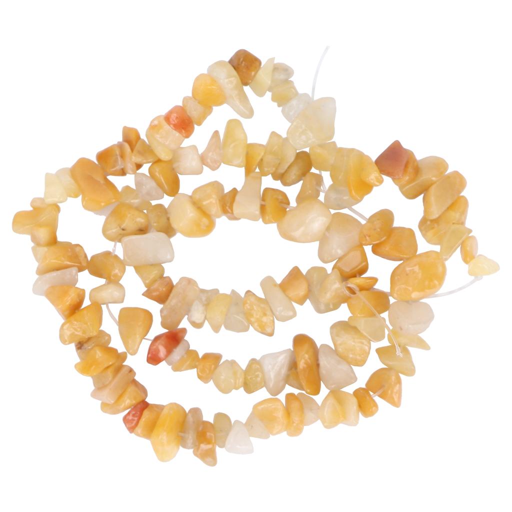 Enkla smycken DIY Oregelbundna pärlor Unika pärlor Chip Hänge Tillbehör för Ring Armband Topaz