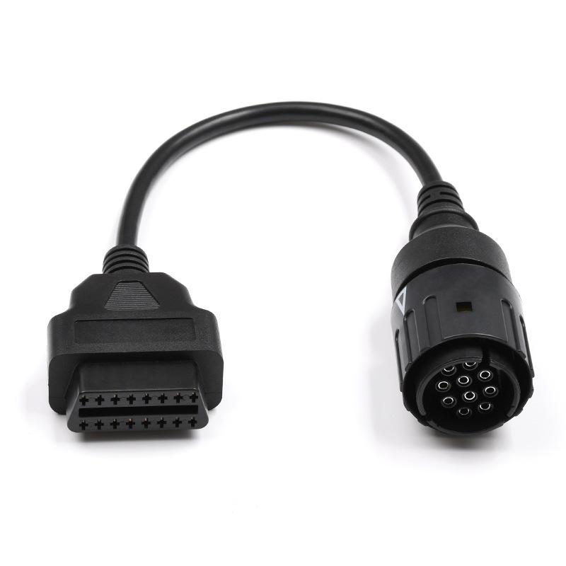 Für BMW Motorrad Verbindungskabel OBD 16-Pin auf 10-Pin Motorfehler-Diagnosewerkzeug Kompatibel mit Motorrädern