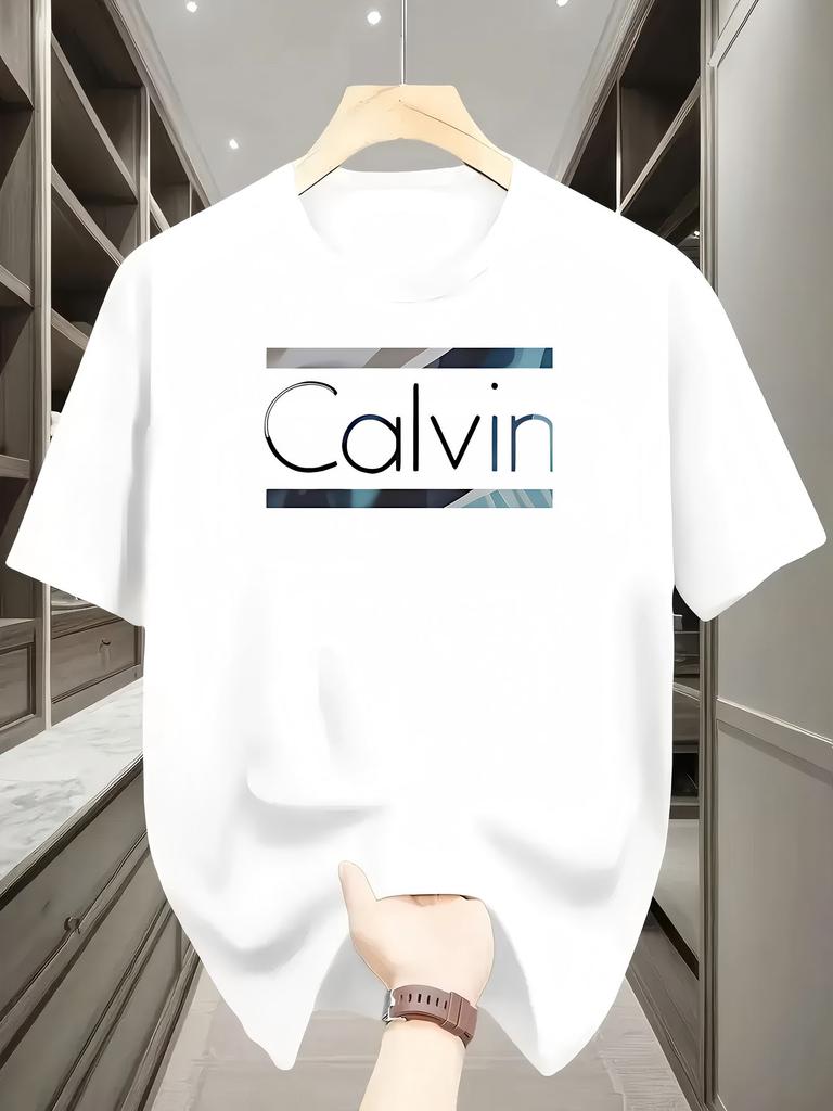 Simple Versatile Letter Print 100 Cotton Men Woment Tshirt Summer Autumn Daily Outdoor Sports Party Casual Street Short Sleeve