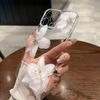 Transparent White Peach Flower Phone Case For iPhone 17 16 16E 15 14 13 12 11 Pro Max X XR XS Max 7 8 Plus 17 Air Soft Cover