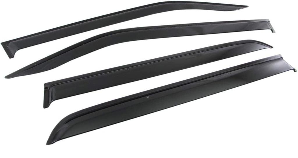 BRIGHTZ Wagon R Stingray MH34S MH44S Side Door Visors with Hardware Compatible with MH and 44 Wagon R Stingrays [INJ-V-122] MH34, MH44, H34, H44, 34,