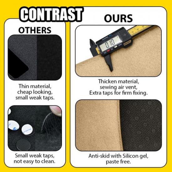 Fit TOYOTA SIENNA 2004 2005 2006-2009 2010 DASH COVER MAT DASHBOARD PAD Beige EV