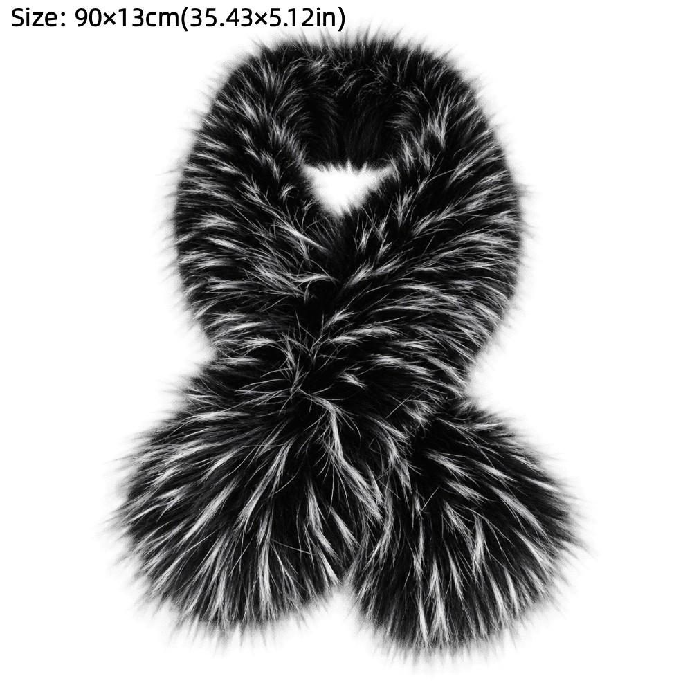 Soft Plush Neck Collars Thicken Winter Scarf Comfortable Fur Neck Warmer  Winter