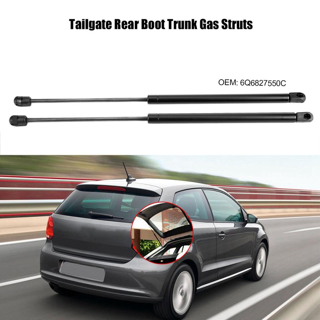 2pcs Tailgate Rear Boot Trunk Gas Struts 6Q6827550C