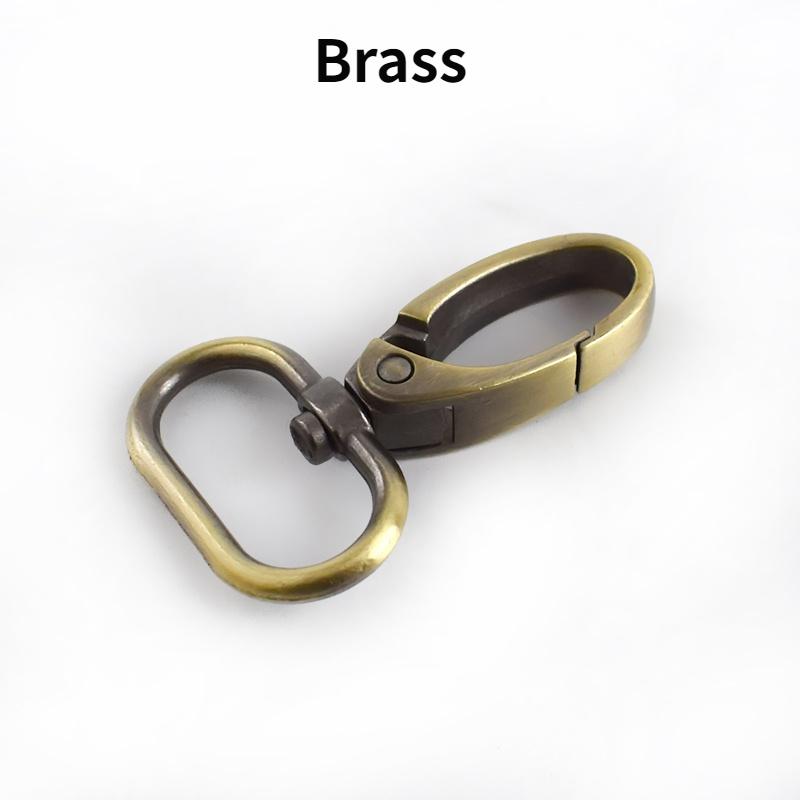 10pcs Lobster Swivel Hooks,Snap Hook Metal Swivel Clasps Bag Purse Hardware Oval Gate Swivel Snap Hook Purse Clip