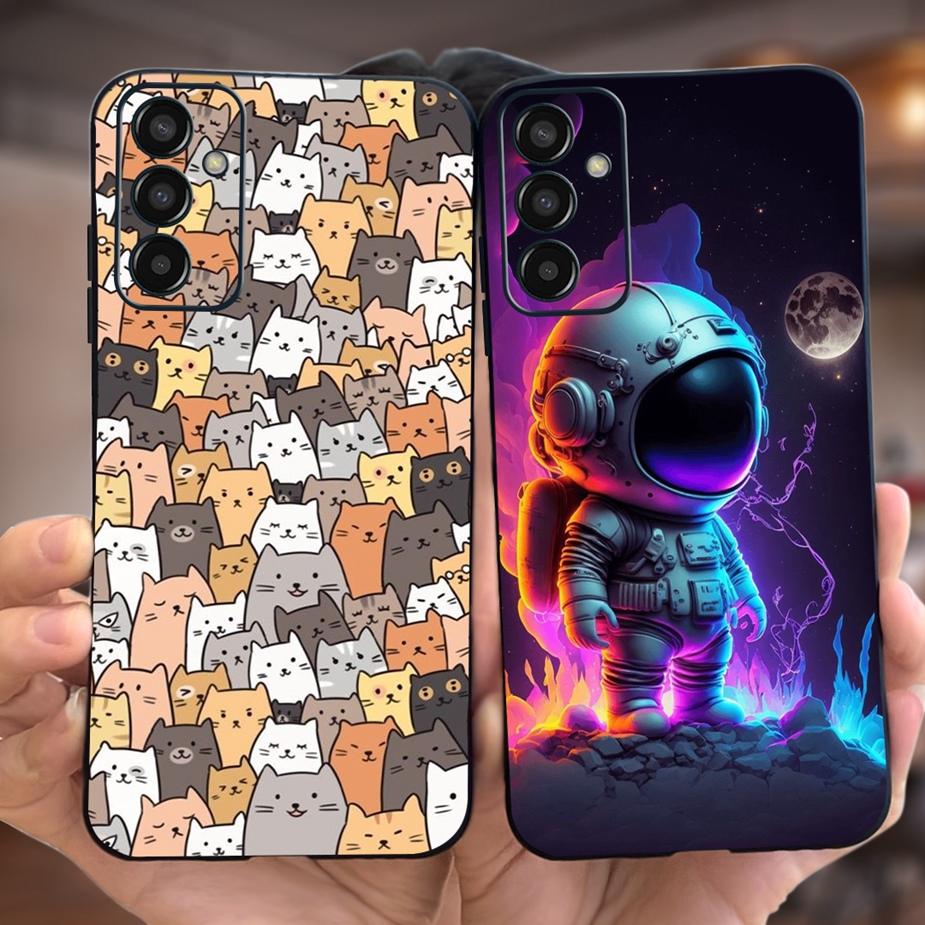 For Samsung Galaxy M13 4G Case SM-M135F New Fashion Cartoon Cover  Soft Silicone Phone Case For Samsung M13 M 23 Galaxy M23 Bags