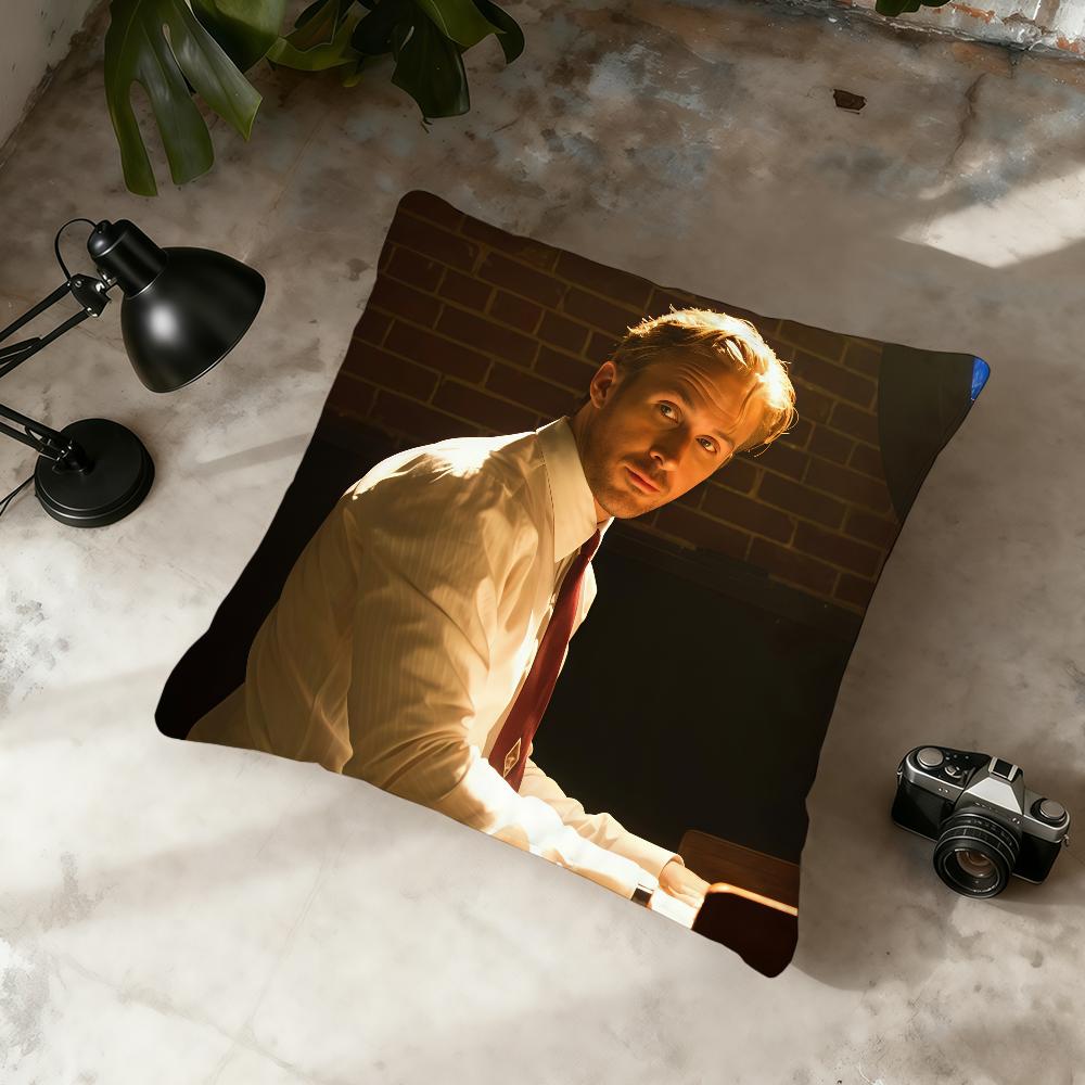 Actor R-Ryan Gosling Cushion Cover Home Office Convenient Nordic Simplicity Hit With Zipper Cushion Cover