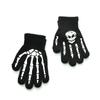 Children Kids Halloween Gloves Luminous Skull Baby Boys Girls Winter Warm Gloves Kids Mittens Gloves For Halloween Gift