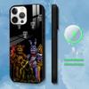 FNAF 5 Nights at Freddy's Handyhülle Für iPhone17,16,15,14,13,12,11 Plus,Pro Kompatibel mit magnetischer kabelloser Ladefunktion