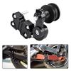 Motorcycle Aluminum Chain Tensioner Bolt Auto Adjuster on Roller Tool Black