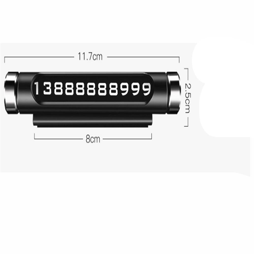 Temporary Car Parking Number Card for Jeep Cherokee 5 KL KK Commander Grand Cherokee 4 WK2 Car Accessories