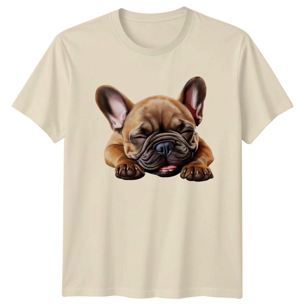 French Bulldog Puppy Sleep Animals Dogs Unisex Unisexs Graphic Tee