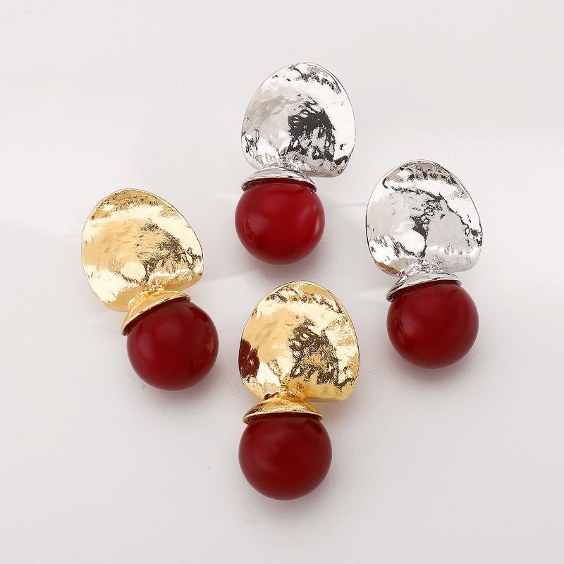 2026 Nieuwe Mode Klassieke Geometrische Onregelmatige Statement Oorbellen Voor Vrouwen Vintage Etnische Rode Kralen Oorbellen Sieraden Cadeau