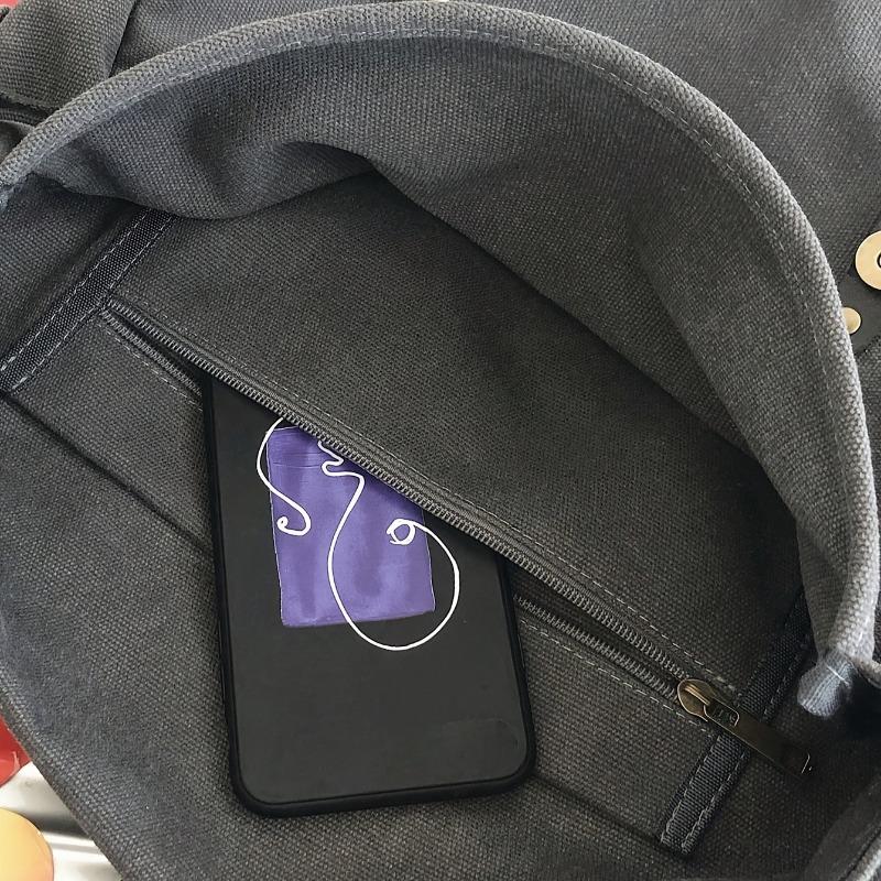 Stor Kapacitet Afslappet Alsidig Studenter Vintage Budtaske Pendler Skulder Crossbody Taske