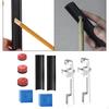 9 Pieces Pool Cue Chip Repair Kit Chalk Cube Billiard Replacement for Game Play