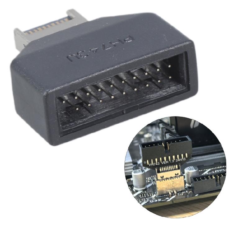 USB 3.0 19Pin 20Pin auf USB C Header Adapter, Vertikaler TypE Konverter für Motherboards