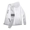 Men Summer Sun Protective Jacket Hooded Long Sleeve Zipper Placket 360-Degree Sun Protection Coat Ice Silk Thin Loose Fit Fishing Outerwear