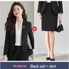 Women's Plus Size Wine Red Blazer Set - Elegant Formal Wear for Art Exams and Professional Hosting