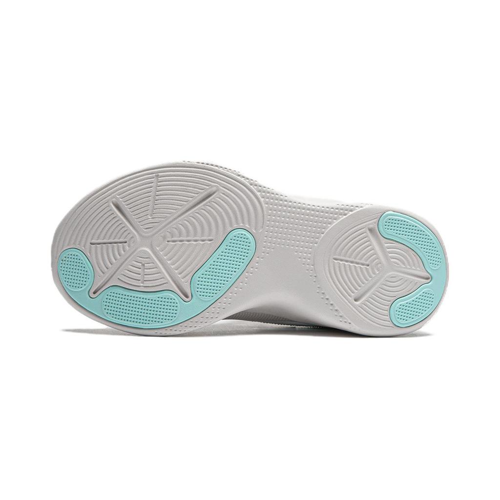 Li Ning Kids Dragonfly 4 Comfortable Versatile Non-Slip Shock Absorbing Durable Low-Top Casual Shoes Kids Casual Shoes White Blue YKAU020-1