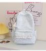 Schoolbag summer refreshing sea salt bubble milk blue schoolbag Japanese girl gentle atmosphere student party class small backpack