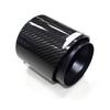 BMW Mini One Cooper JCW Carbon Fiber Exhaust Tailpipe - Black Blue Tip