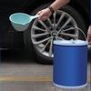 Multifunctional Folding Bucket Fishing Water Telescopic Cage Portable Car Wash Bucket Outdoor Trash Can Fishing Equipment