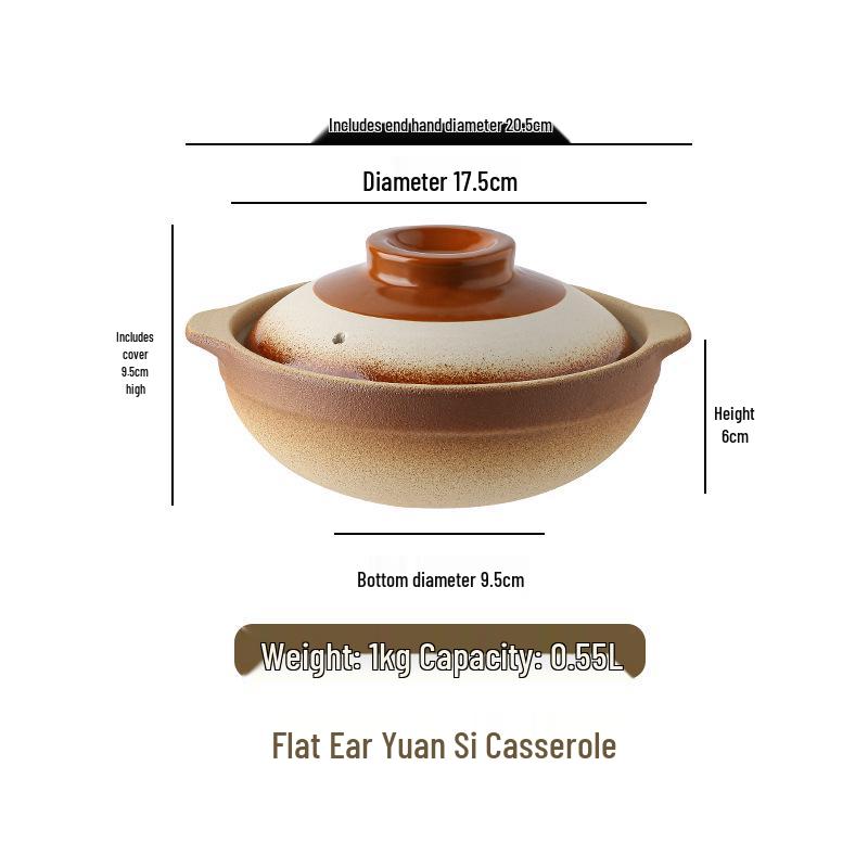 Oală Comercială din Ceramică pentru Tăiței cu Orez Stew & Bibimbap pentru Aragaz pe Gaz