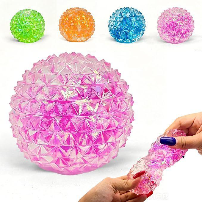 Maltose Diamant Glanzende Knijpbal Knijpspeeltje Langzame Terugslag Sensorisch Fidget Speeltje Stressverlichting Ontspanning Blind Box Zacht Knijpen