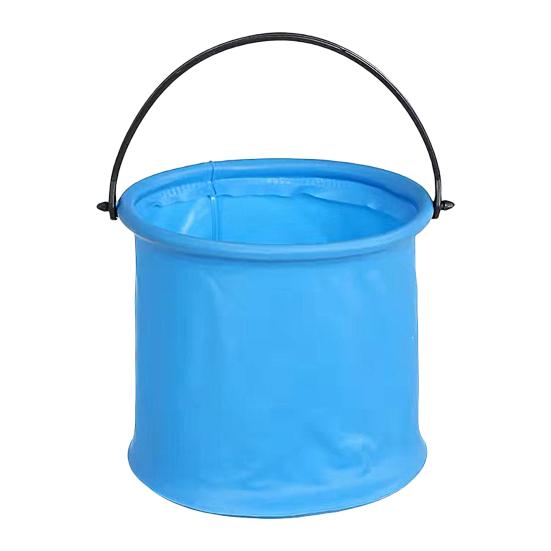Mini Beach Bucket Folding Broken-proof Happy Summer Sand Bucket Kids Toy