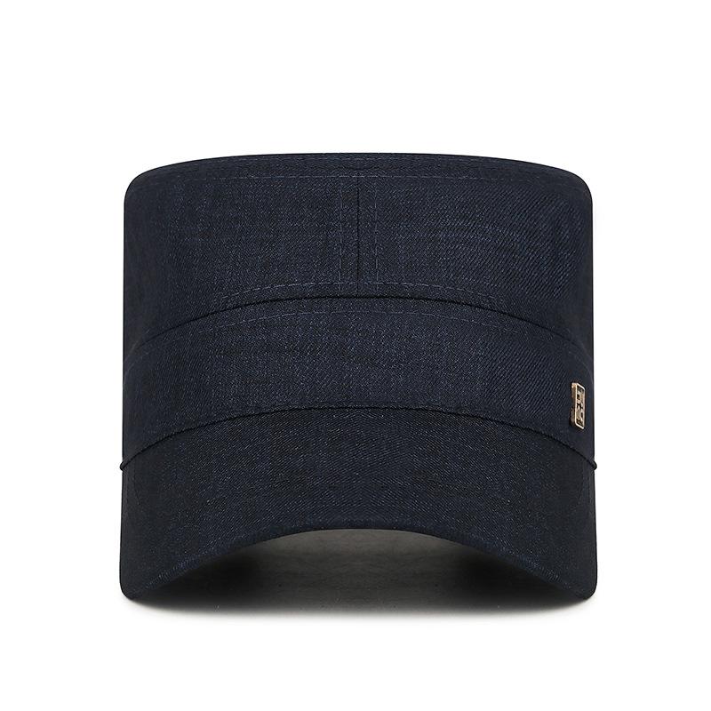 Men's Four Seasons Flat Top Hat Middle-Aged Business Sun Hat